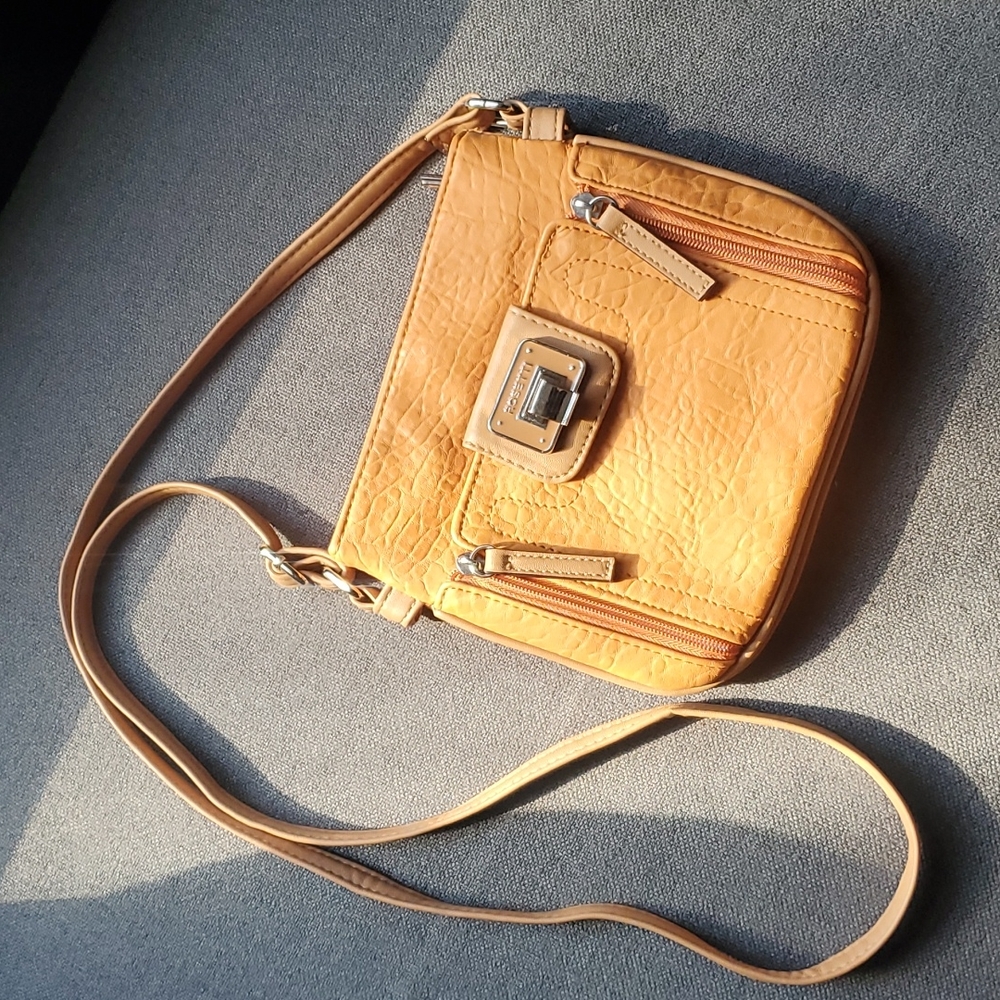 Orange crossbody bag
